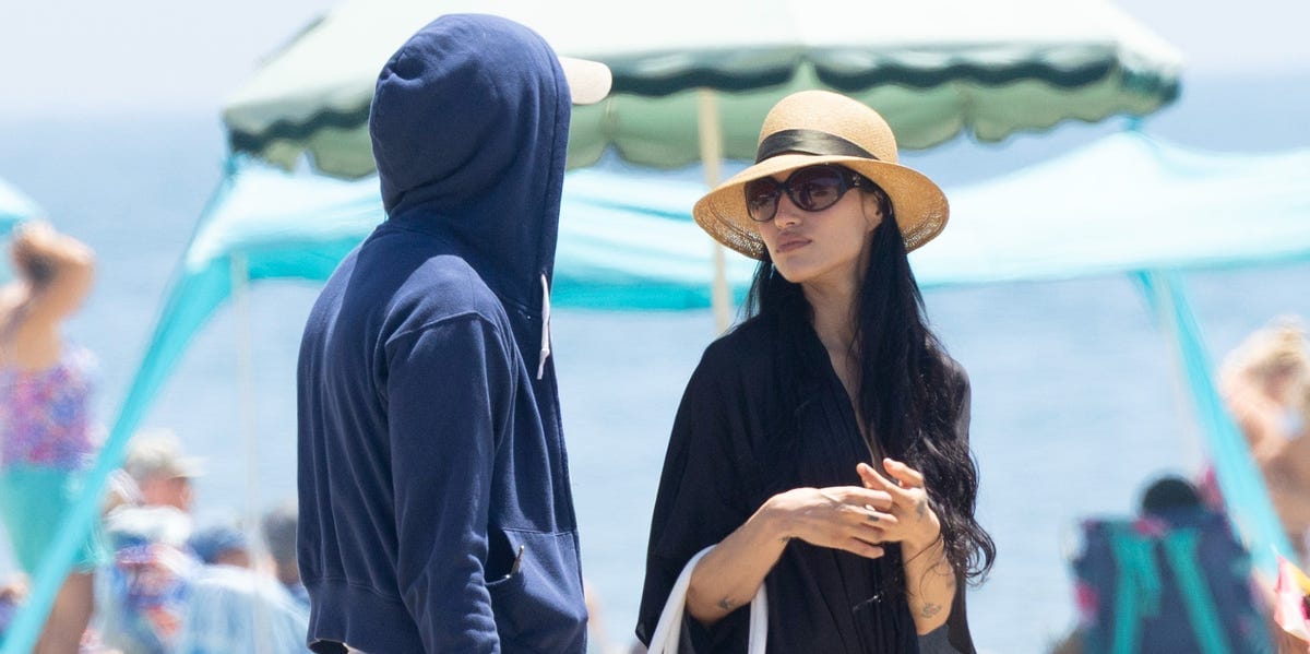 Gabbriette and Matty Healy Are the Definition of Beach Goth on Their Honeymoon