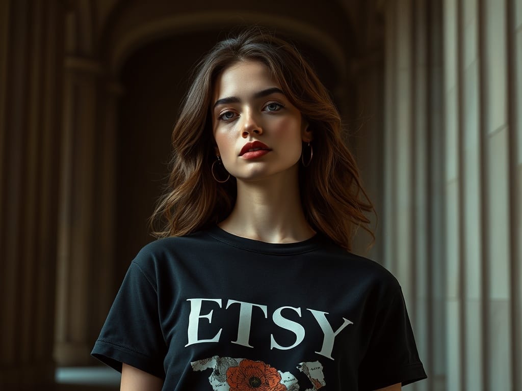 Vittoria Ceretti Is Shopping Etsy Graphic Tees, Armani Blush and Aquaphor