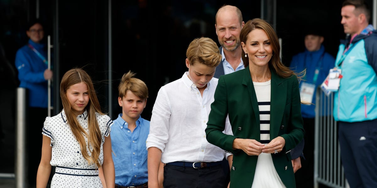Prince William and Princess Kate Take the Kids to the Glasgow Commonwealth Games for a Full Family Outing
