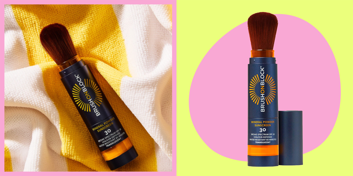 Brush on Block’s Powder Sunscreen Makes Reapplying SPF Easy—and Works on My Scalp, Too