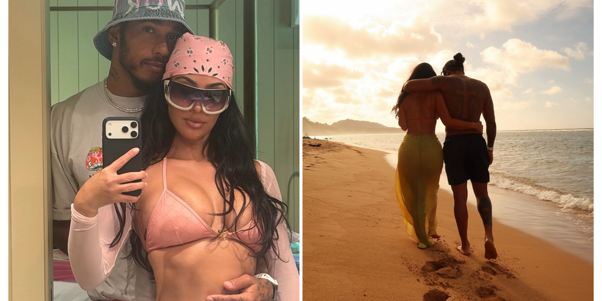 Kim Kardashian and Lewis Hamilton Are Having a Loved-Up Vacation