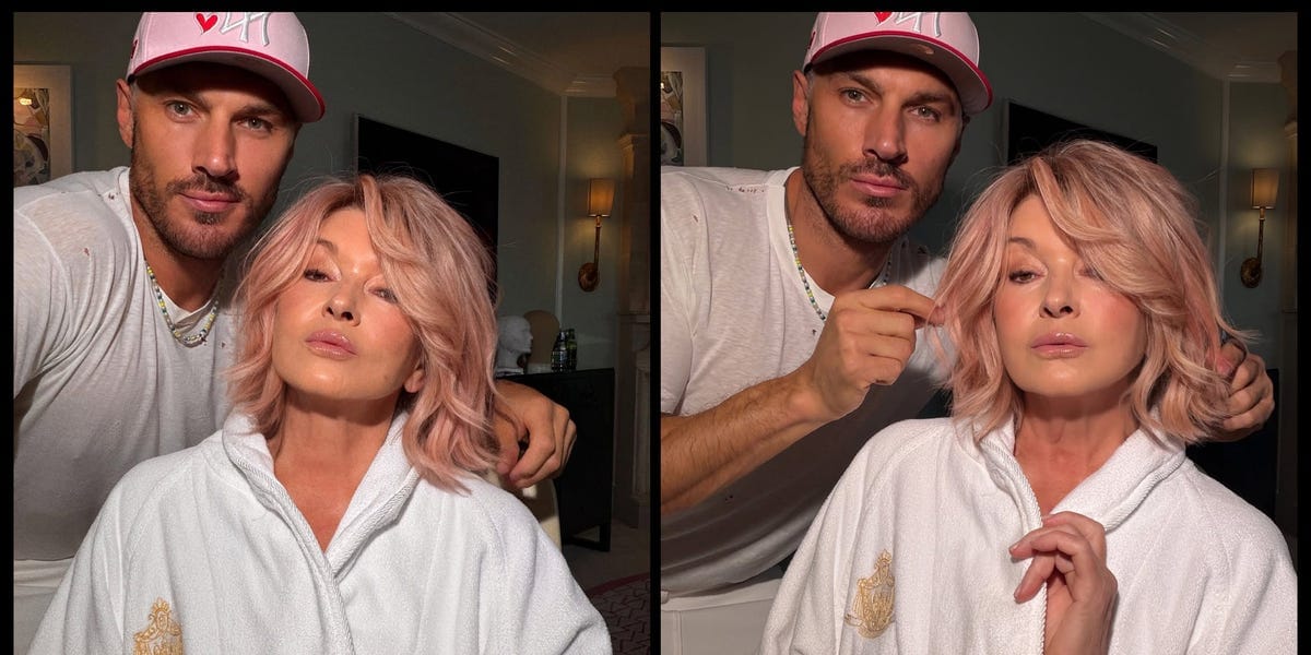 Martha Stewart Proves There’s No Age Limit on Pink Hair