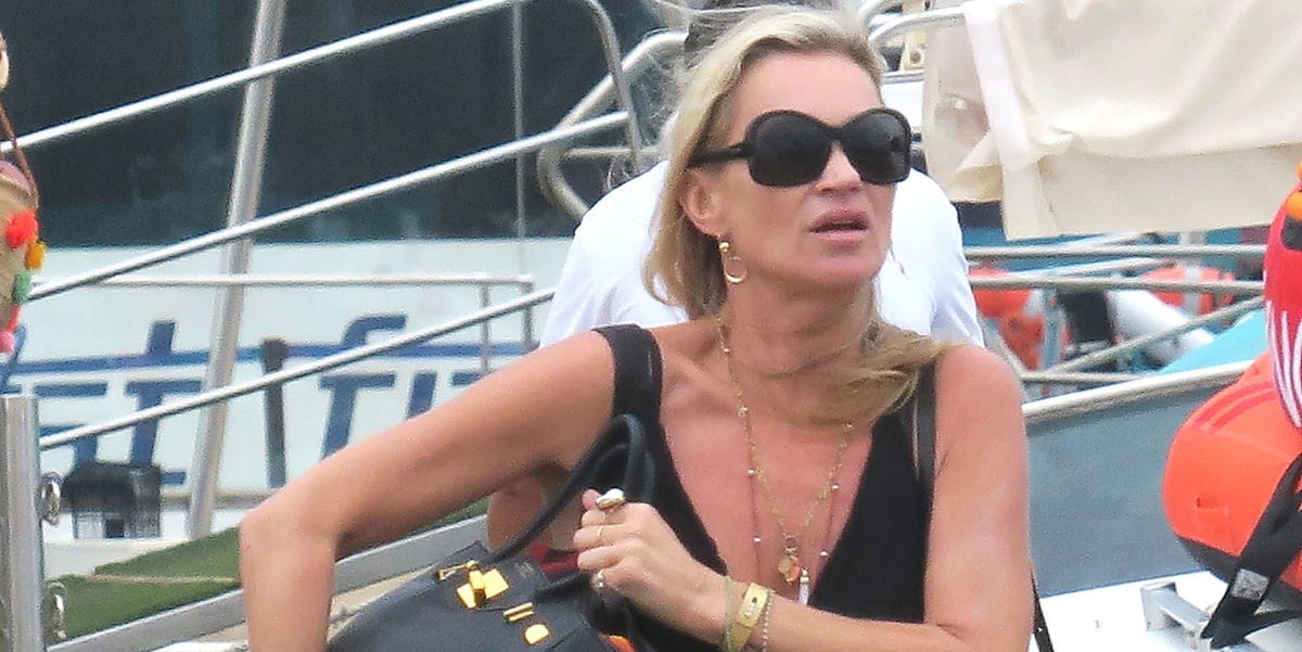 Kate Moss Proves it’s Still Chic to Overstuff Your Birkin