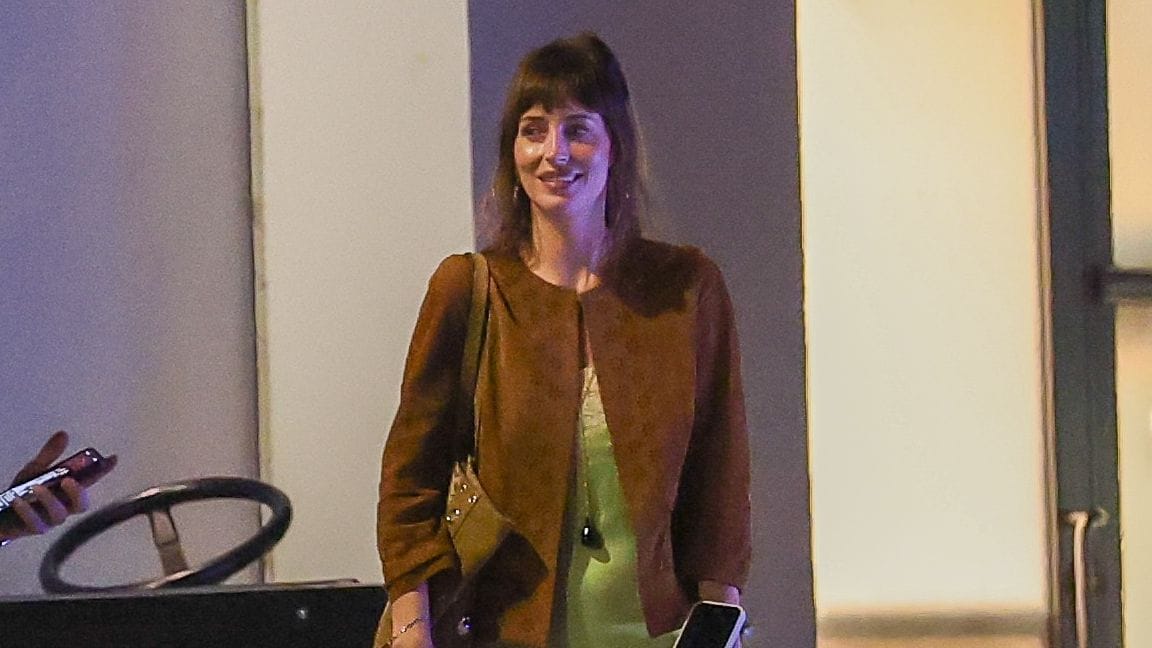 Dakota Johnson Embraces the Color of the Moment—and a Surprising Jewelry Choice