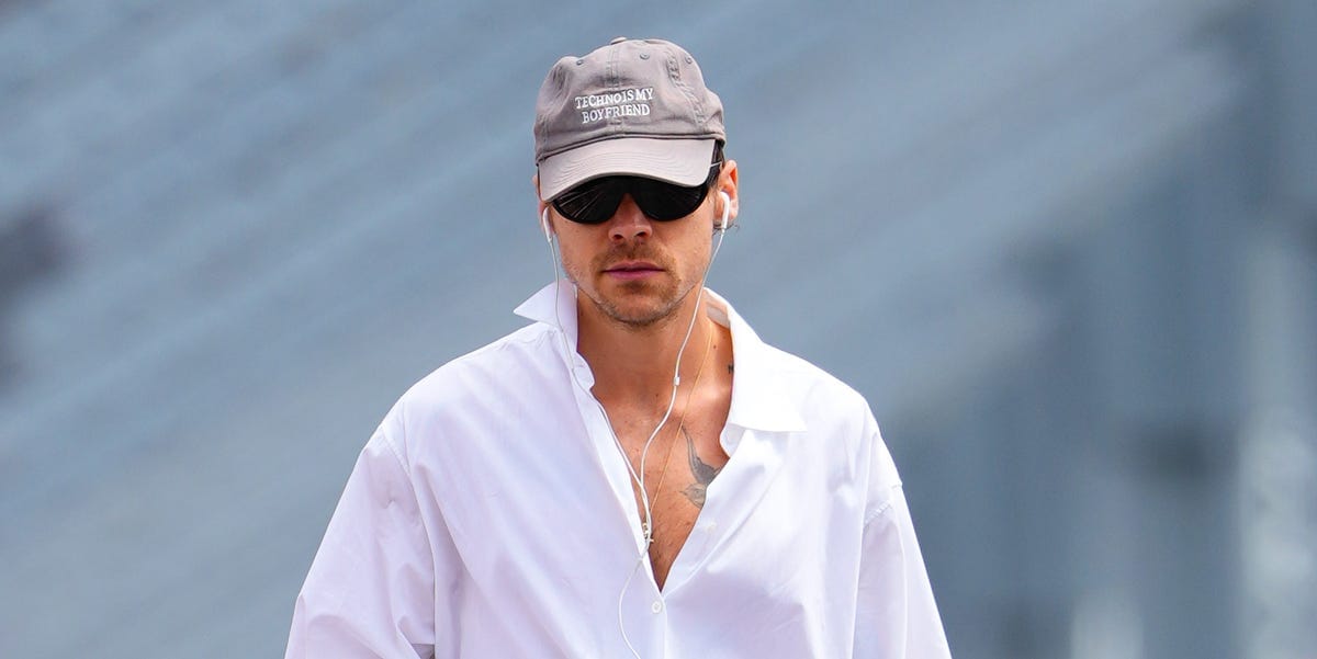Harry Styles and His “Techno Is My Boyfriend” Cap Are All Over NYC