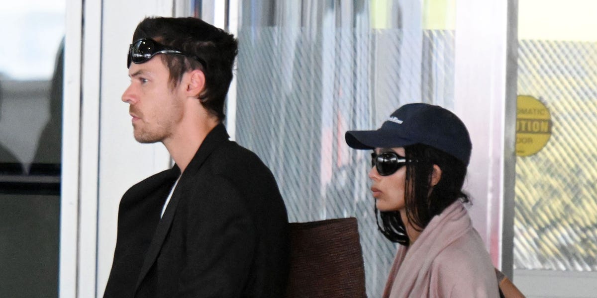 Harry Styles and Zoë Kravitz’s Elevated Airport Dressing Is So Good