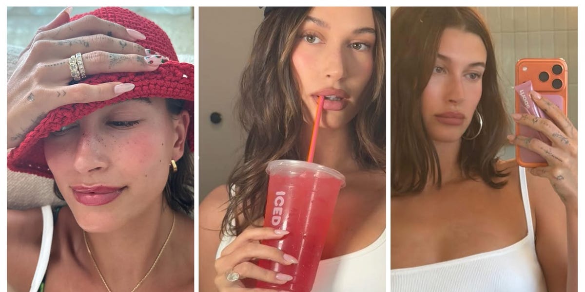 How to Get the Perfect Nude Manicure, According to Hailey Bieber's Nail Artist