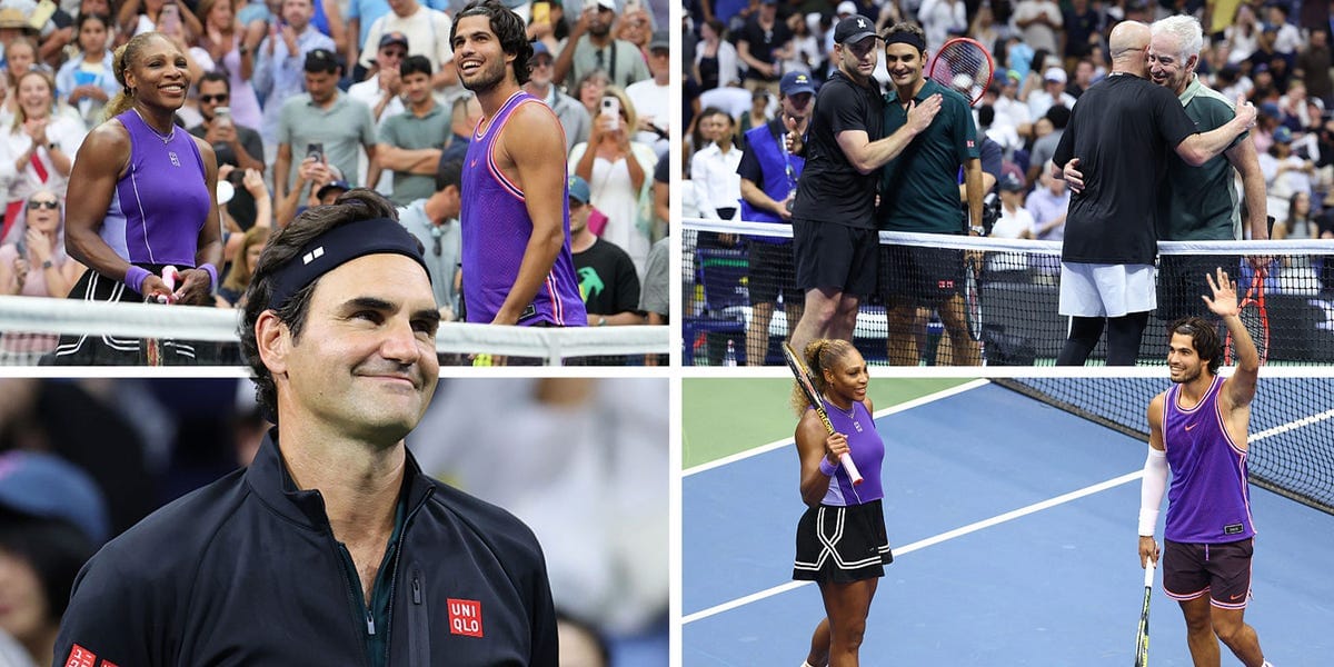 Tennis Legends and Champions Come Together on the Court for a Historic US Open Kickoff