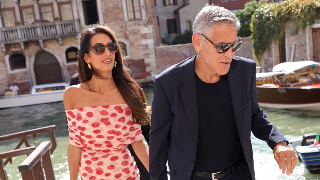 Spots! Sparkles! Amal Clooney’s Venice Film Festival Fashion Is Party-Ready