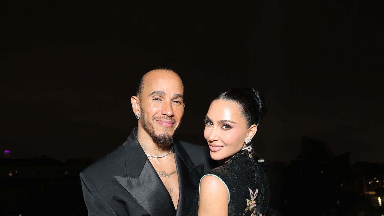 Kim Kardashian and Lewis Hamilton Have Found Their Loved-up Couple Style Rhythm