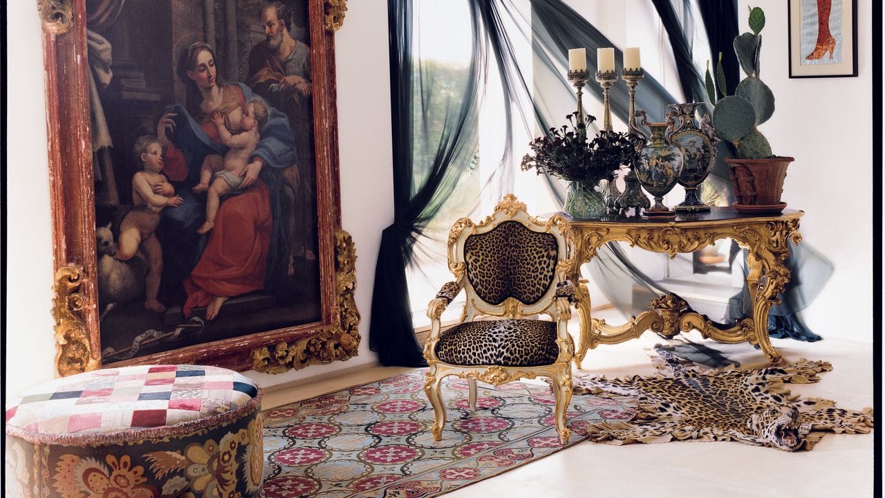 From the Archives: Inside Stefano Gabbana and Domenico Dolce’s Glamorous Milan Apartment