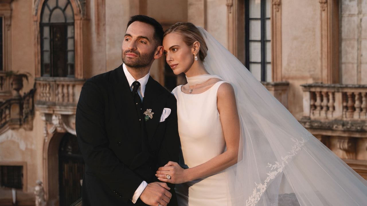 Cait Bailey Wore Balenciaga Couture to Marry Mario Carbone in a Three-Day Sicilian Wedding