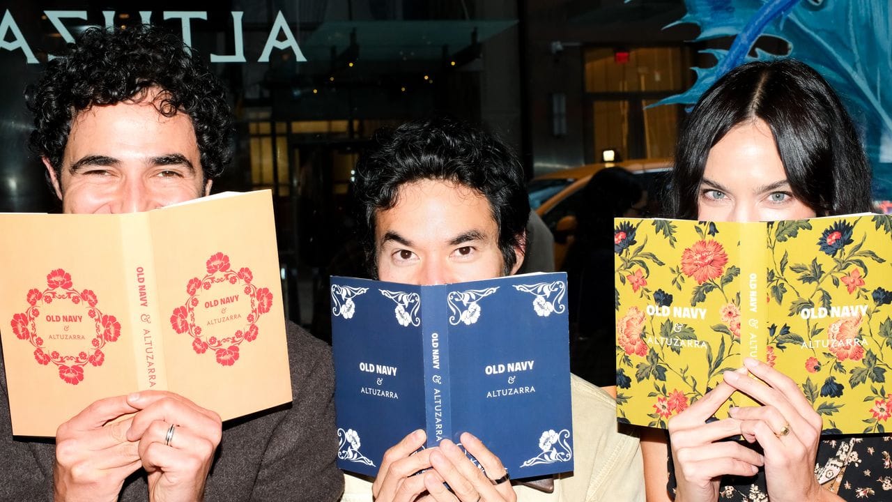 To Celebrate Their Collaboration, Old Navy x Altuzarra Brought Literary Romance to Life at McNally Jackson