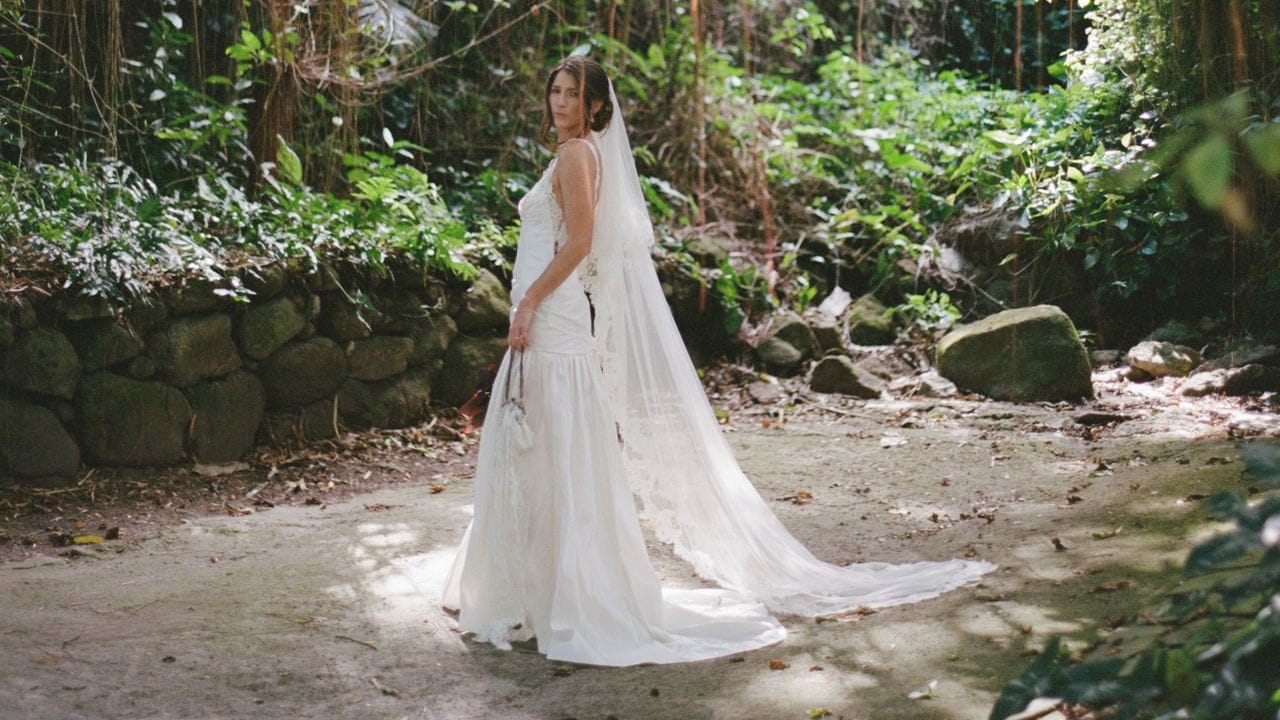 This Bridal Designer Created Her Entire Wedding Wardrobe for Her Tropical Nuptials in Nevis