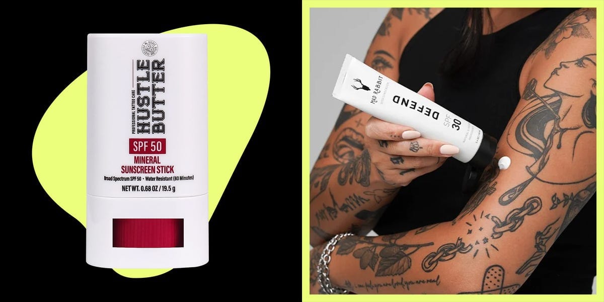 The 7 Best Sunscreens For Tattoos, According to Dermatologists
