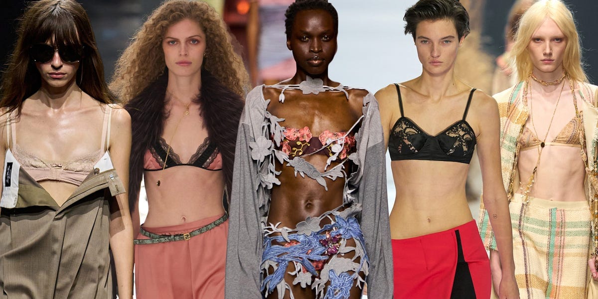 The Spring 2027 Runways Want You to Show Off Your Bra