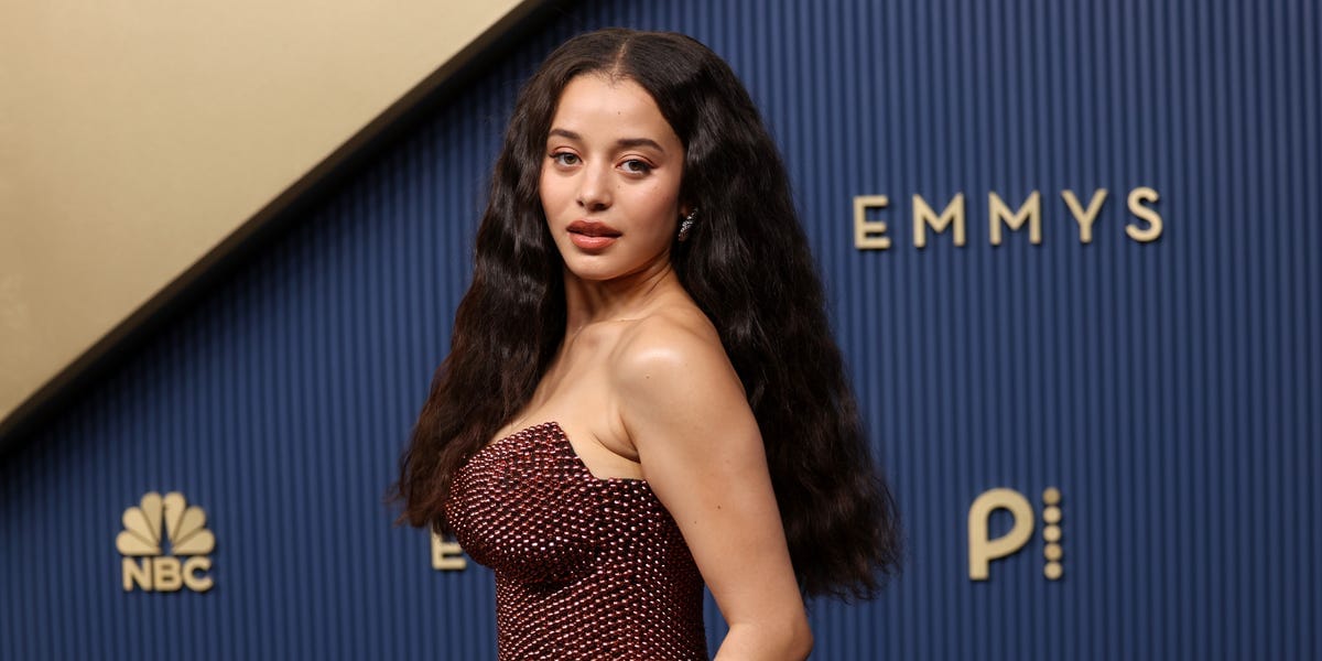 Chase Infiniti Is Covered in Louis Vuitton Beads at the 2026 Emmys