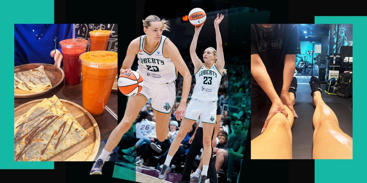 A Game Day in the Life with the New York Liberty’s Marine Johannès