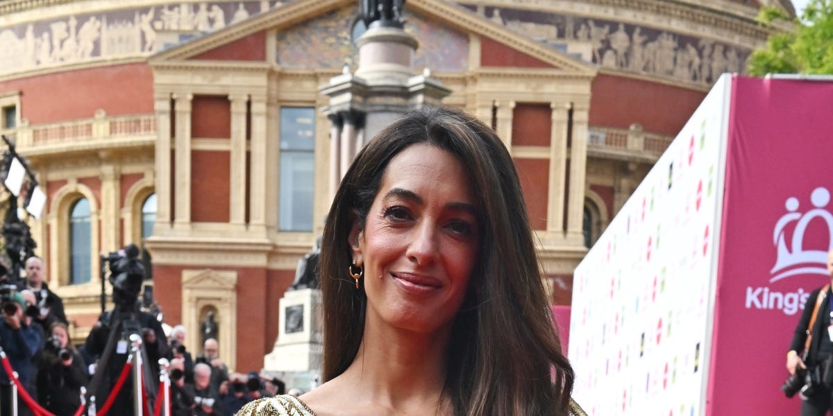Amal Clooney Displays Her Colorful, Sharp Wardrobe on a Humanitarian Trip to Africa
