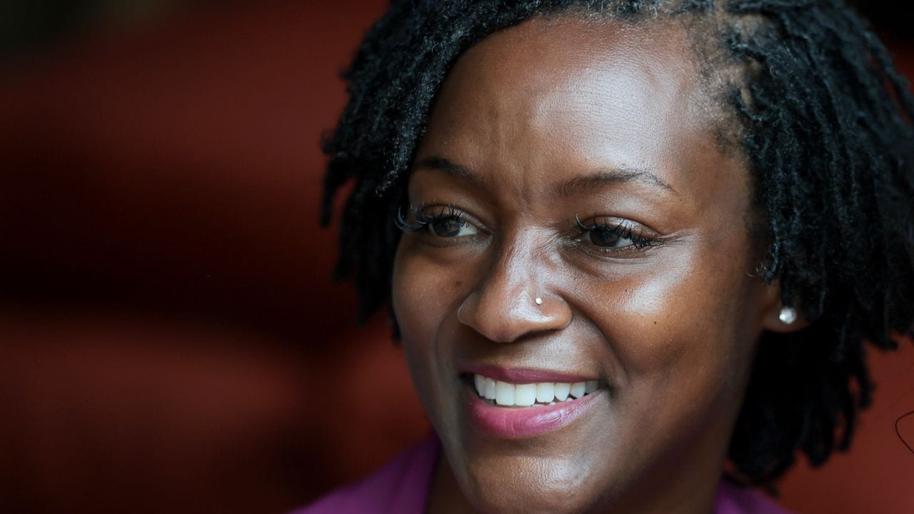 Angie Nixon Has Big Senate Dreams—But Her Feet Are Firmly on the Ground (in Hot Pink Skechers)