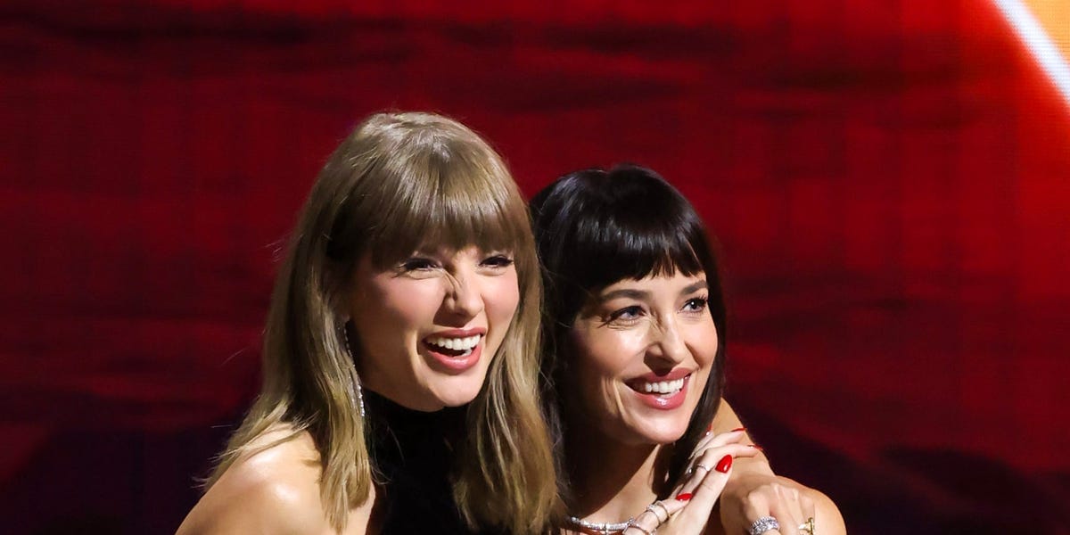 Dakota Johnson Brings Her “Literal Therapist,” Taylor Swift, on Stage During <i><em>SNL</em></i>