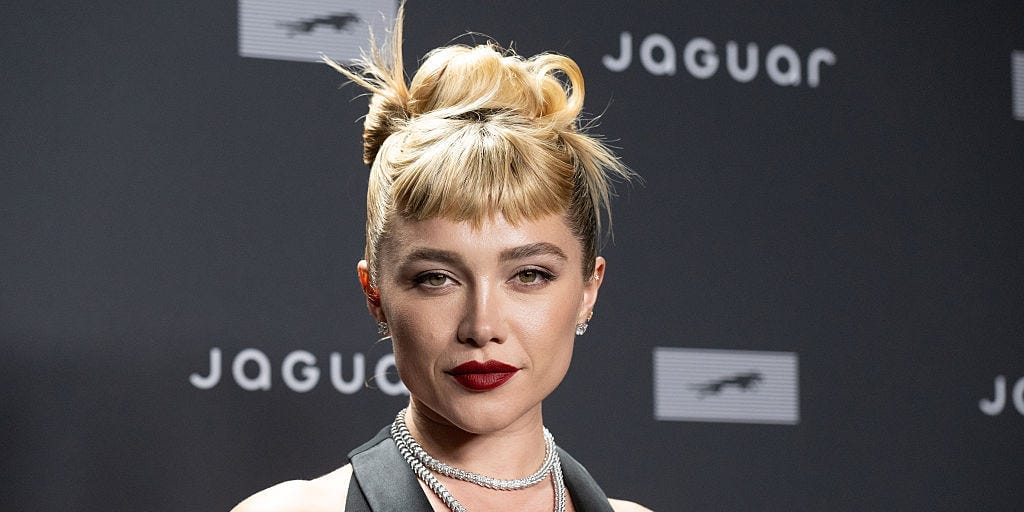 Florence Pugh Proves That Baby Bangs Are the New Curtain Bangs