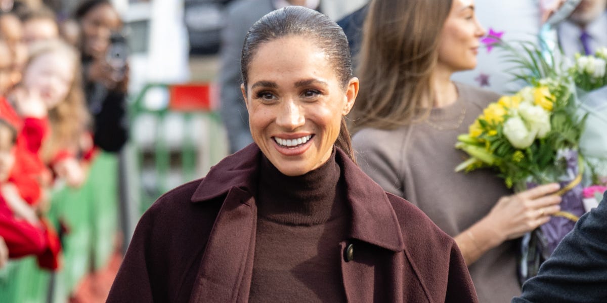 Duchess Meghan Dresses in Head-to-Toe British Designers for Her Joint Appearance With Prince Harry in Nottingham