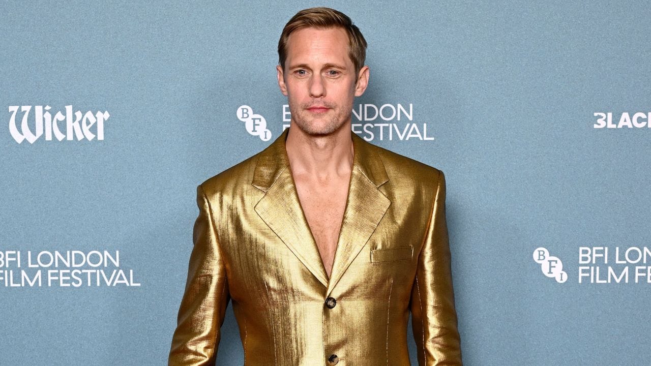Alexander Skarsgård Puts His Best Foot Forward—In a Freaky Shoe, That Is