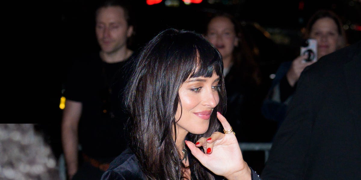Dakota Johnson Dresses Like a Starry Night Sky for the <i><em>SNL </em></i>After-Party