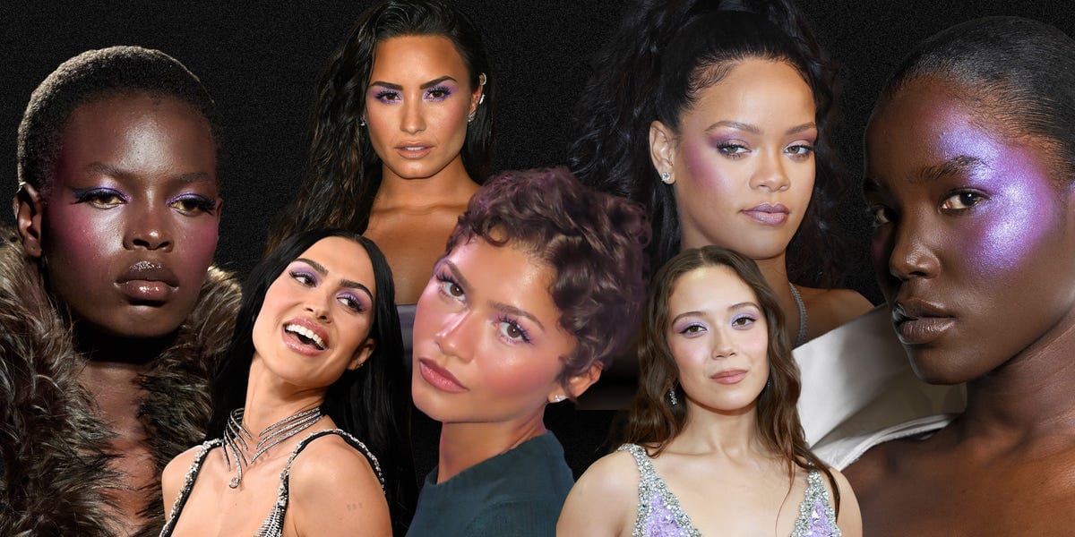 Purple Eyeshadow Is Fall’s Most Unexpected Makeup Trend
