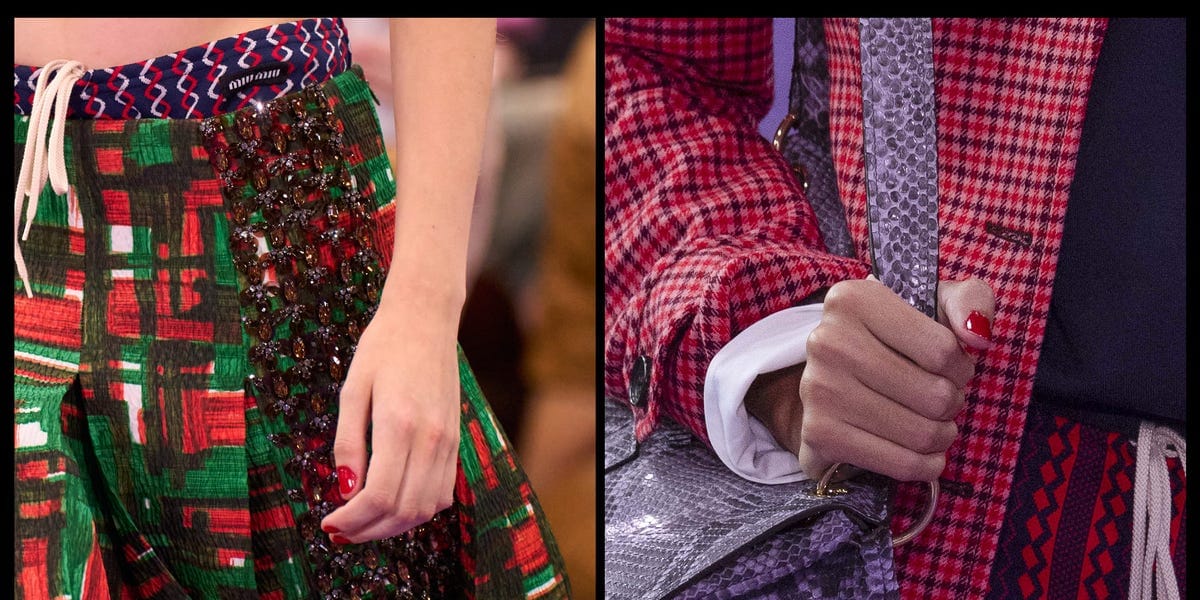 Is Miu Miu’s Messy Manicure a Trend or a Statement?