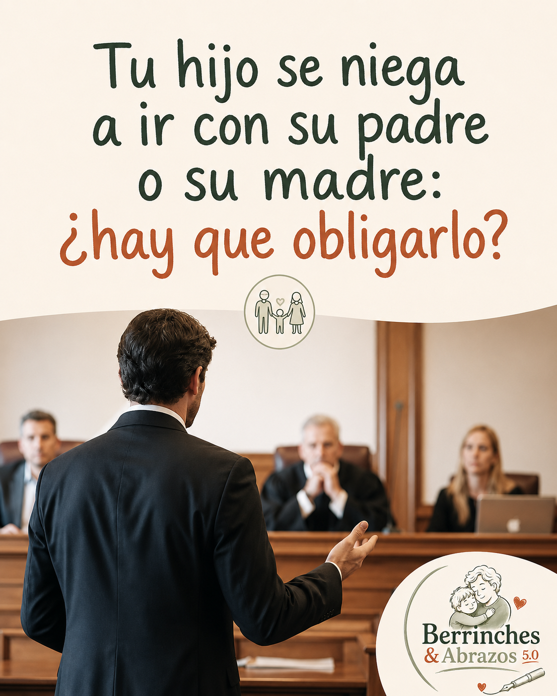 Tu hijo se niega a ir con su padre o su madre: ¿hay que obligarlo?