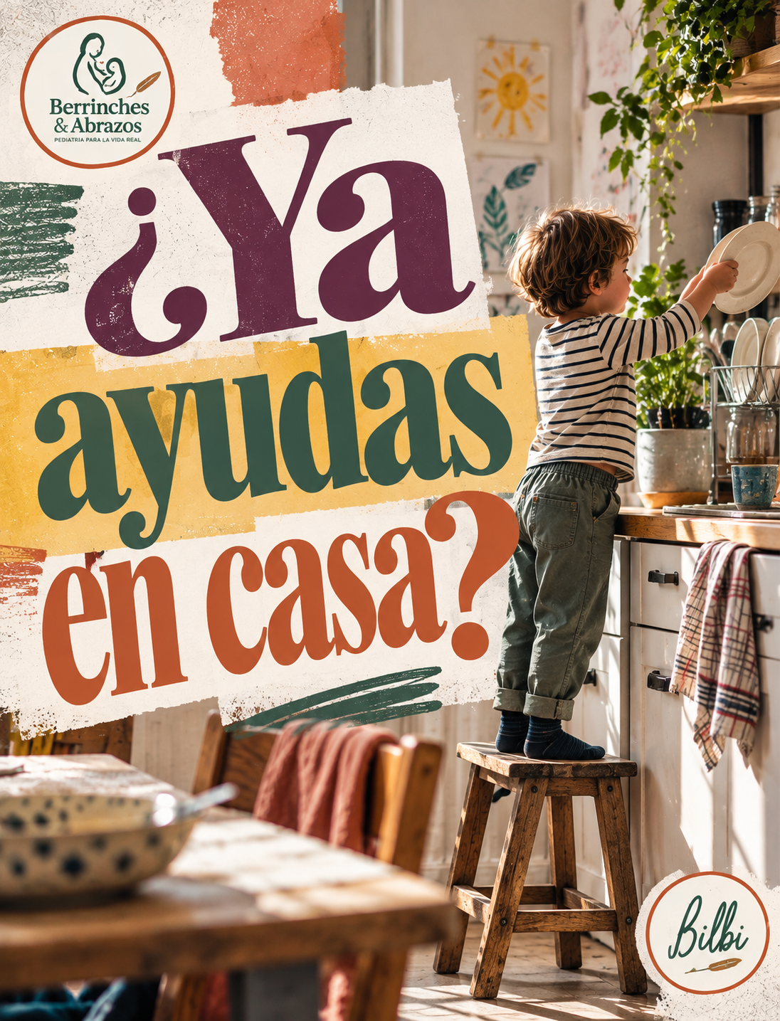 ¿Ya ayudas en casa?