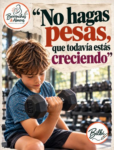 No hagas pesas, que todavía estás creciendo