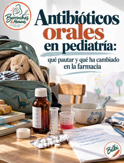 Antibióticos orales en pediatría: qué pautar y qué ha cambiado en la farmacia