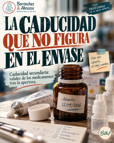 Caducidad secundaria: validez de los medicamentos tras la apertura