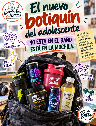 Bebidas para estudiar, para entrenar, para jugar y para la foto