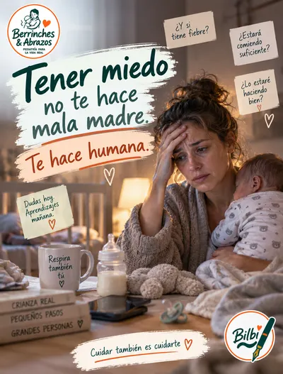 Tener miedo no te hace mala madre. Te hace humana.