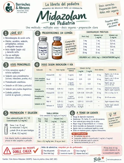 Midazolam en Pediatría