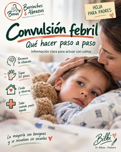Convulsión febril: qué hacer paso a paso