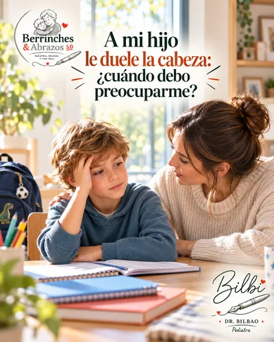 A mi hijo le duele la cabeza: ¿cuándo debo preocuparme?