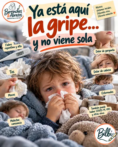 Ya está aquí la gripe y no viene sola