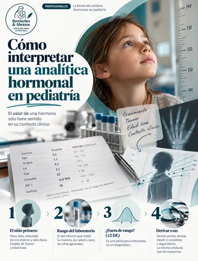 Cómo interpretar una analítica hormonal en pediatría — versión revisada