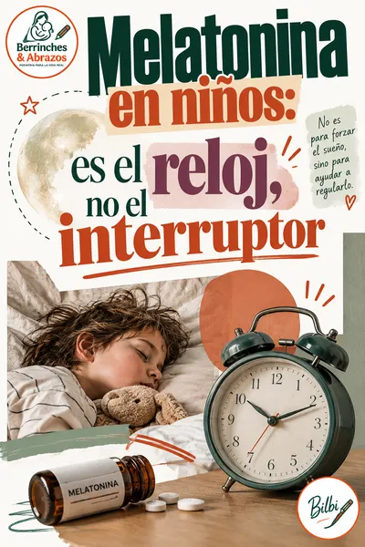 Melatonina en niños: es el reloj, no el interruptor
