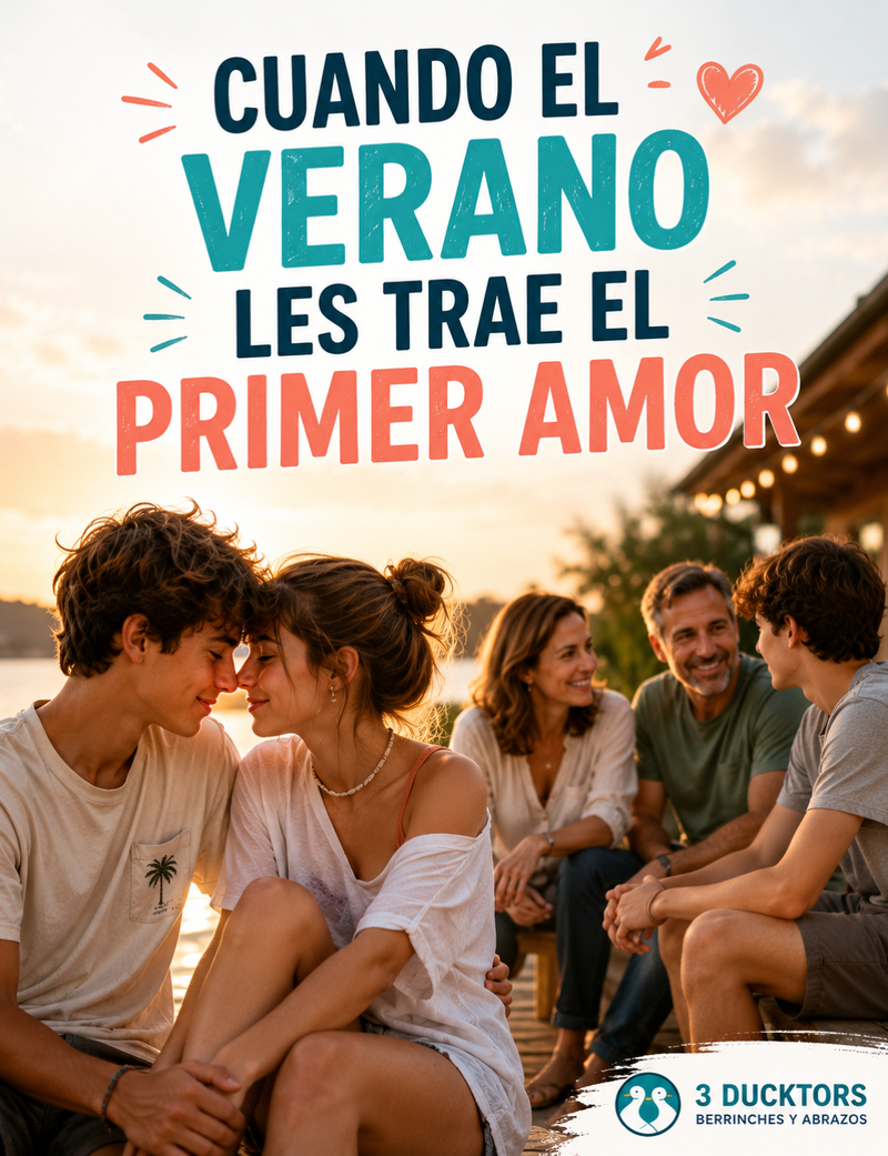 Cuando el verano les trae el primer amor.