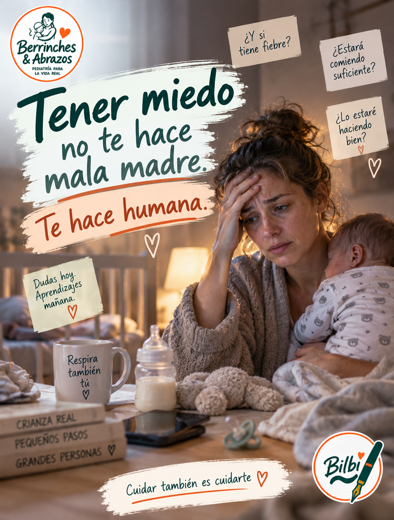 Tener miedo no te hace mala madre. Te hace humana.
