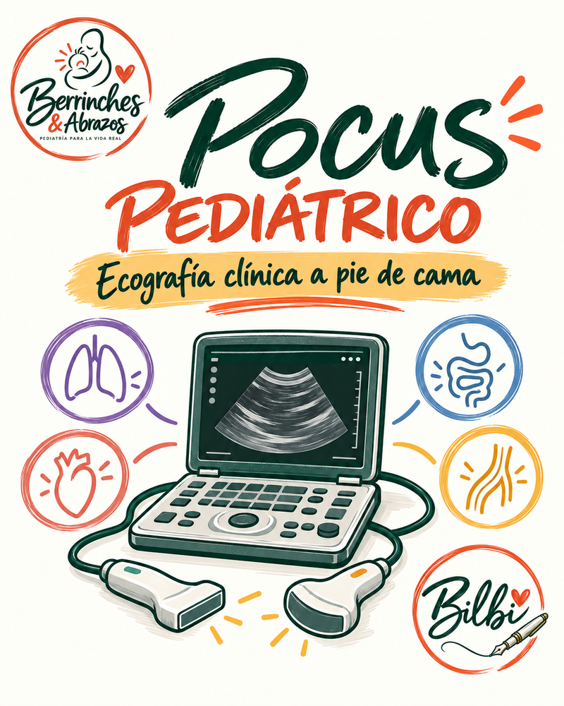 POCUS pediátrico: chuletas clínicas para aprender ecografía a pie de cama