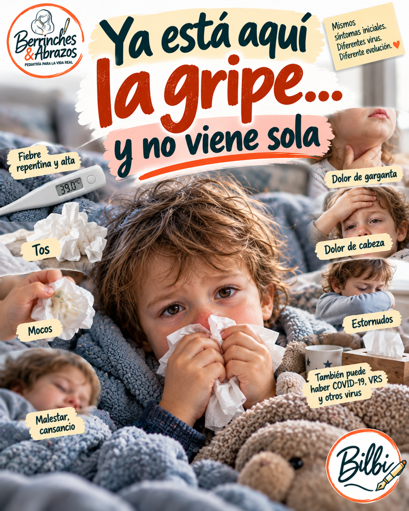 Ya está aquí la gripe y no viene sola