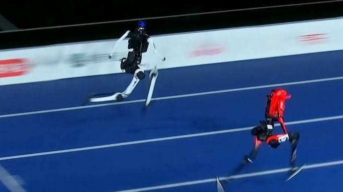 Usain Bolts world record gets crushed - by a humanoid - here is the data