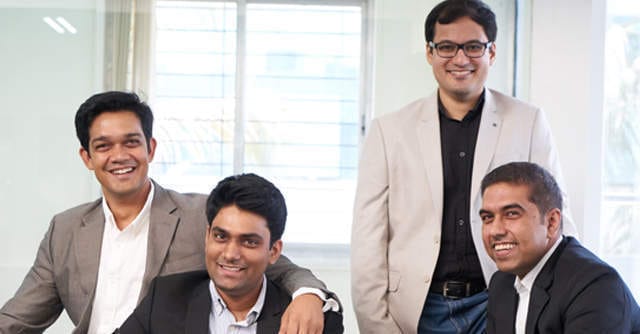 ideaForge co-founders Rahul Singh, Ankit Mehta, Ashish Bhat and Vipul Joshi